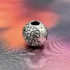 charm pandora à clip fleur marguerite paresseuse argent 925 millième (22 ct) 3,21g