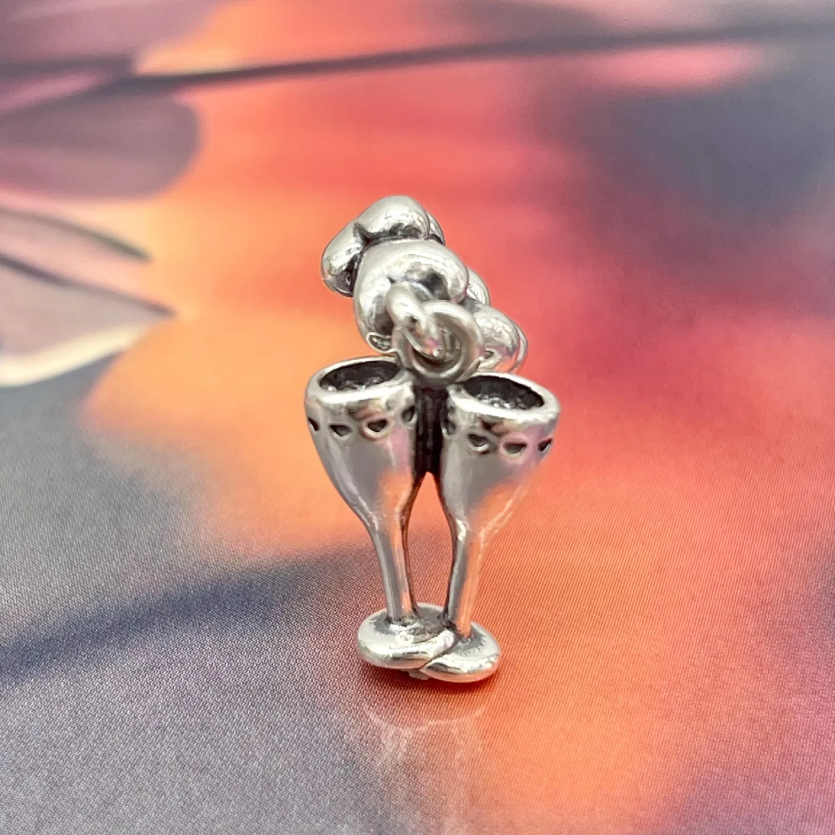 Charm Mitrailleuse En Argent 925 - Marque Jewellerybox - Neuf Sous Blister