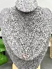 collier argent maille torsade avec pendentif coeur argent 925 millième (22 ct) 4,63 g