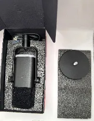 fifine ampligame am8 usb/xlr dynamic microphone with rgb, touch-mute, i/o controls, live monitoring for streaming