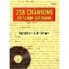 livre 258 chansons du temps qui passe - populaires & de france