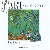 livre art en puzzle fleurs