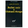 livre ballet noir a chateau - rouge