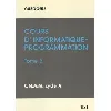 livre cours d'informatique - programmation - cnam a