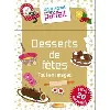 livre desserts de fêtes - tout en images