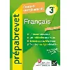 livre français 3e - prépabrevet cours & entraînement