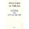 livre hôtel de l'insomnie