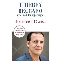 livre je suis né à 17 ans