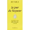 livre le jour du seigneur - dies domini