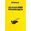 livre les douceurs provinciales