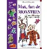 livre max et lili : max fan de monstres. stickers