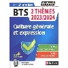 livre mémo bts culture générale et expression - 2 thèmes - 2023/2024 - n° 98