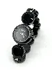 montre agatha bracelet pierres noires