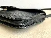 sac longchamp vintage clutch rabat avec bandoulière amovible en cuir noir