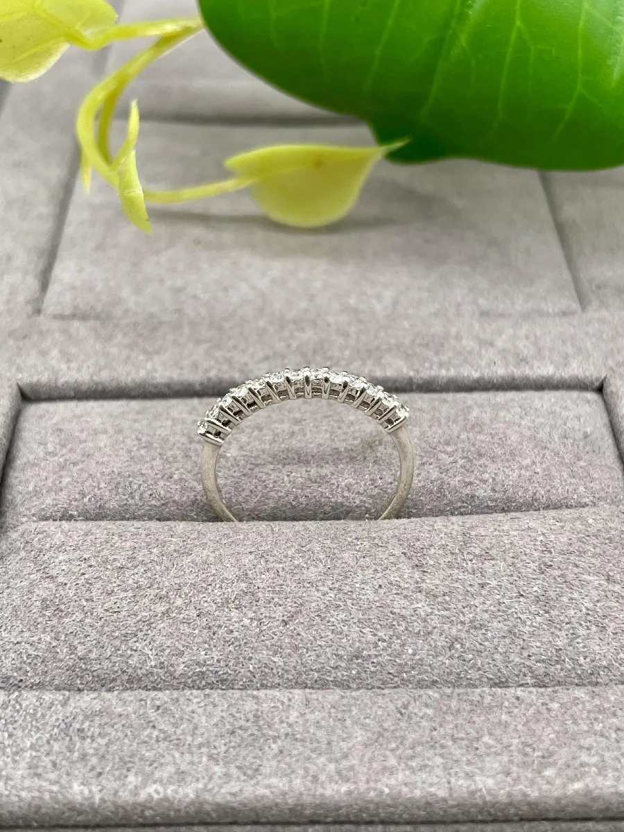 Alliance Américaine En Argent 925 - Modèle Oxydé, 0,80g, Occasion