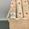 bague argent avec deux anneau tournant argent 925 millième (22 ct) 6,89g