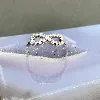 bague argent oxydes signe infini argent 925 millième (22 ct) 1,33 g