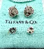 boucle d'oreilles tiffany & co modèle somerset en forme de noeud argent 925 millième (22 ct) 3,06g