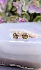 boucles d'oreilles or et quartz fumé or 375 millième (9 ct) 1,33g