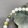 bracelet élastiqué boules en pierre jade d6mm