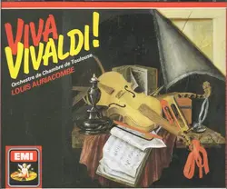 cd antonio vivaldi, orchestre de chambre de toulouse, louis auriacombe - viva vivaldi! (1987)