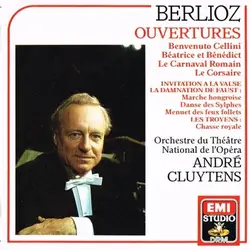 cd berlioz - andré cluytens, orchestre du théâtre national de l'opéra - ouvertures: benvenuto cellini / béatrice et bénédict / le 