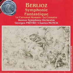 cd berlioz - boston symphony orchestra, georges prêtre, charles munch - symphonie fantastique - le carnaval romain - le corsaire (
