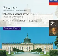 cd brahms, lupu, ashkenazy, belkin - piano concertos 1 & 2 / violin concerto (1997)