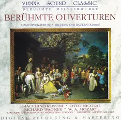 cd giacchino rossini, otto nicolai, richard wagner, w.a. mozart - new philharmonia orchestra london, alfred scholz - berühmte ouve