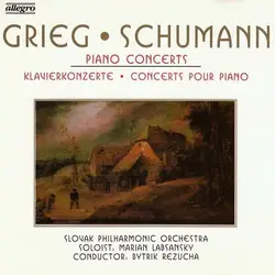 cd grieg - schumann - marian labsansky, slovak philharmonic orchestra, bystrík režucha - piano concertos (1987)