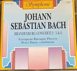 cd johann sebastian bach - brandenburg concerti 2, 5 & 6 (1993)