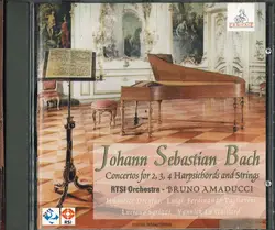 cd johann sebastian bach, rtsi orchestra, bruno amaducci - concertos for 2, 3, 4 harpsichords and strings (1998)