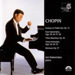 cd jon nakamatsu, frédéric chopin - chopin: fantasy on polish airs, op. 13 / four impromptus, opp. 29, 36, 51, 66 / three mazurkas