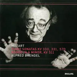 cd mozart, alfred brendel - piano sonatas kv 330, 331, 570 rondo in a minor kv 511 (2000)