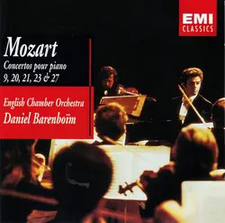 cd mozart - english chamber orchestra / daniel barenboïm - concertos pour piano 9, 20, 21, 23 & 27 (2002)