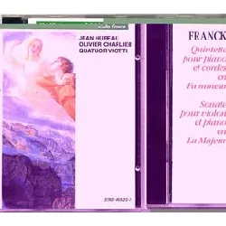 cd quint. pour piano & cordes, sonate violon & piano hubeau