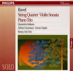 cd ravel - quartetto italiano, arthur grumiaux & istvan hajdu, beaux arts trio - string quartet ? violin sonata ? piano trio (1996