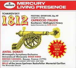 cd tchaikovsky / beethoven, minneapolis symphony orchestra, university of minnesota brass band, london symphony orchestra, antal d
