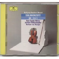 cd violin concerti 3 & 5 mozart / mutter / karajan / bpo
