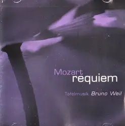cd wolfgang amadeus mozart, bruno weil, tafelmusik - requiem (2003)
