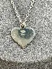 collier argent avec pendentif coeur argent 925 millième (22 ct) 4,33 g