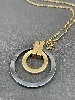 collier pendentif guy laroche plaqué or