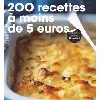 livre 200 recettes à moins de 5 euros