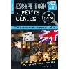 livre escape book des petits génies in english de la 4e à la 3e