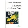 livre l'europe des europeens : sociologie de l'europe occidentale