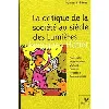 livre la critique de la societe au siecle des lumieres