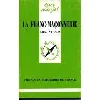 livre la franc - maçonnerie