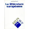 livre la littérature européenne