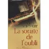 livre la sonate de l'oubli