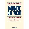 livre le monde qui vient
